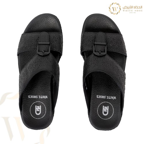 نعل جلد طبيعي طبي تصميم اماراتي