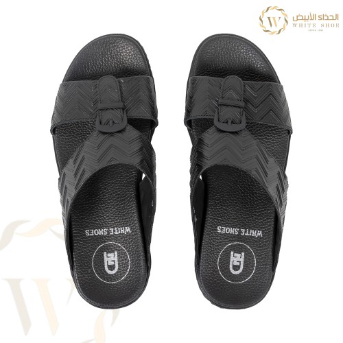 نعل جلد طبيعي طبي تصميم اماراتي