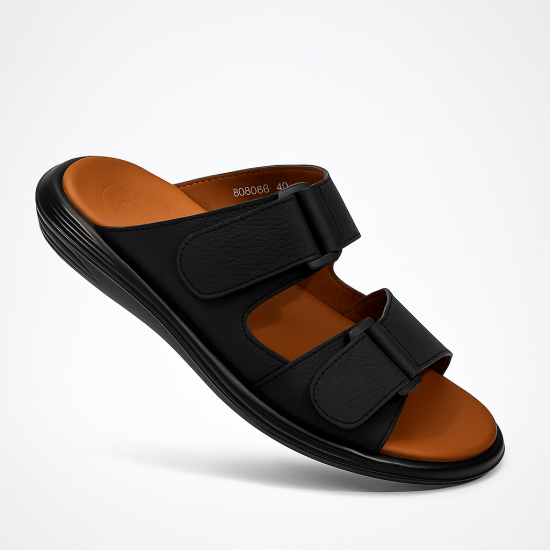 حذاء عملي وفخم لون اسود ارتفاع 3سم