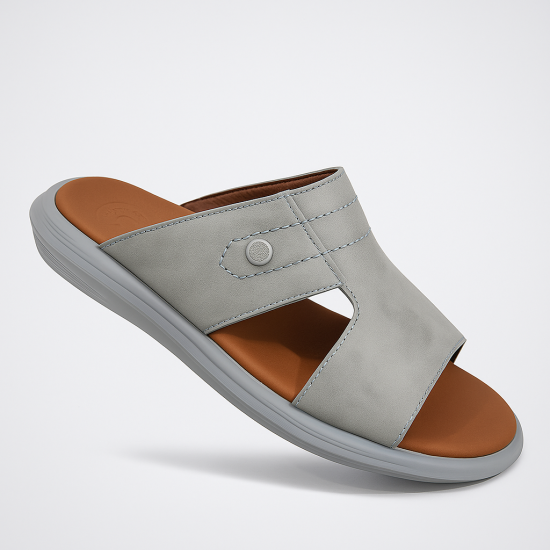 حذاء عملي وفخم لون رمادي ارتفاع 3سم