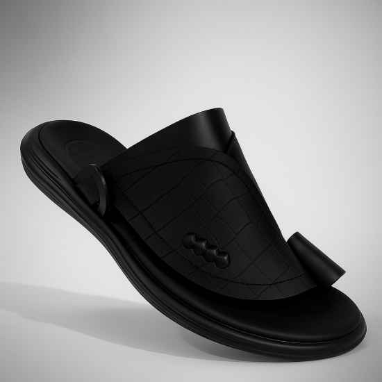 حذاء عملي وفخم لون اسود ارتفاع 3سم