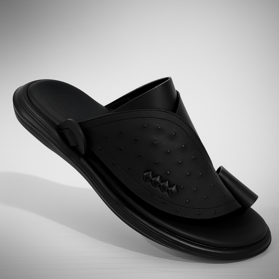 حذاء عملي وفخم لون اسود ارتفاع 3سم