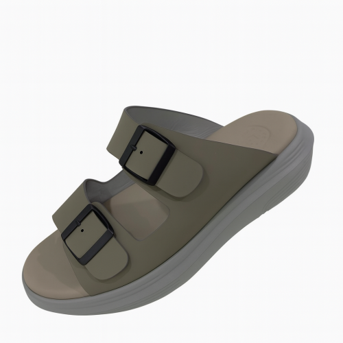 حذاء طبي لون رمادي 4سم AS510