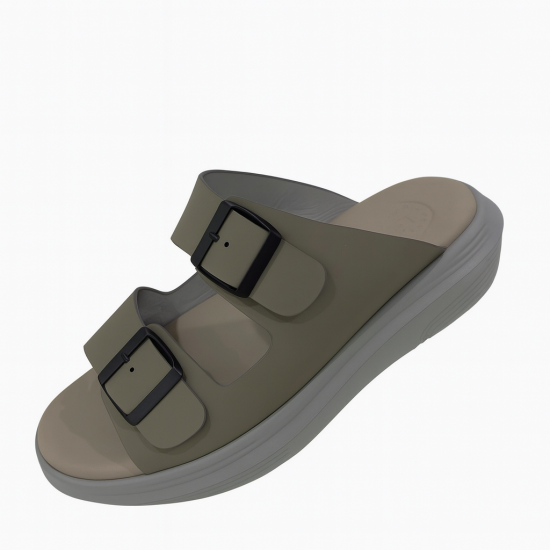 حذاء طبي لون رمادي 4سم AS510