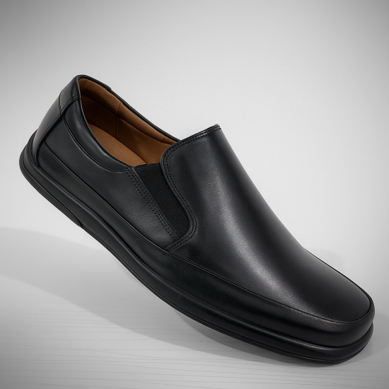 جزمة طبية مريحة وفخمة لون اسود