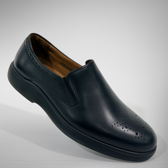 جزمة طبية مريحة وفخمة لون اسود