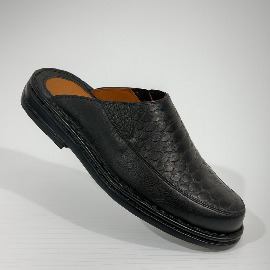 جزمة طبية مريحة وفخمة لون اسود