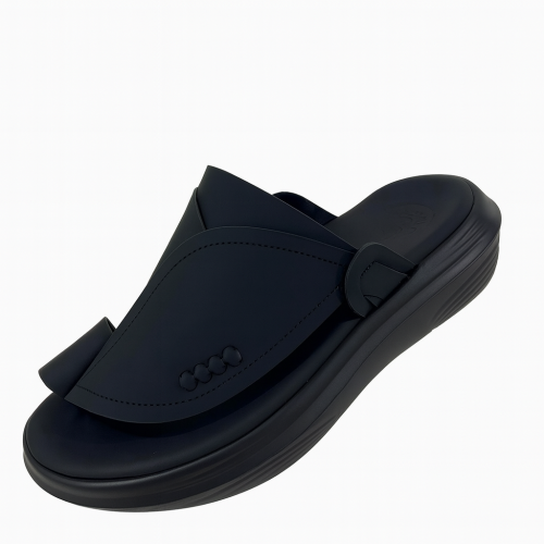 حذاء طبي لون اسود مطفي 4 سم AS505